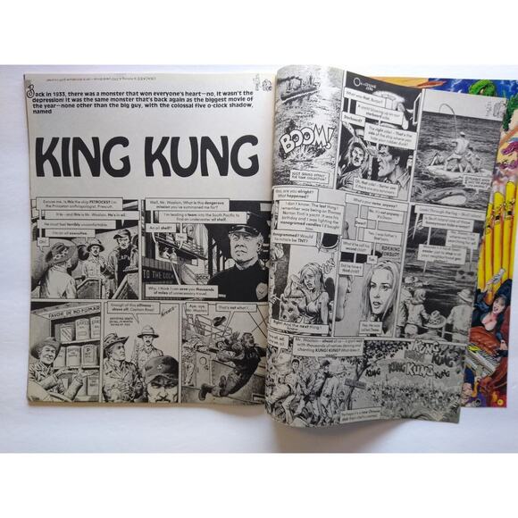 Cracked Monster Party Magazine King Kong Issue 12 Incredible Hulk Godzilla ET - Picture 4 of 7